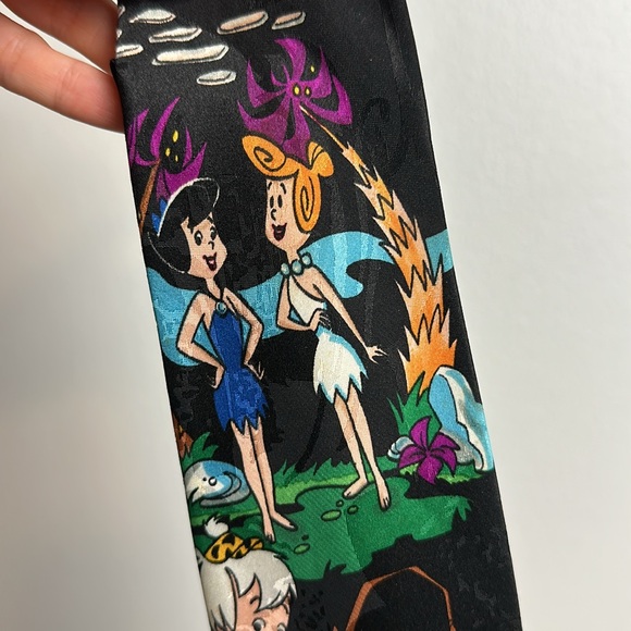 Vintage 1993 The Flintstones Neck Tie - Picture 7 of 8